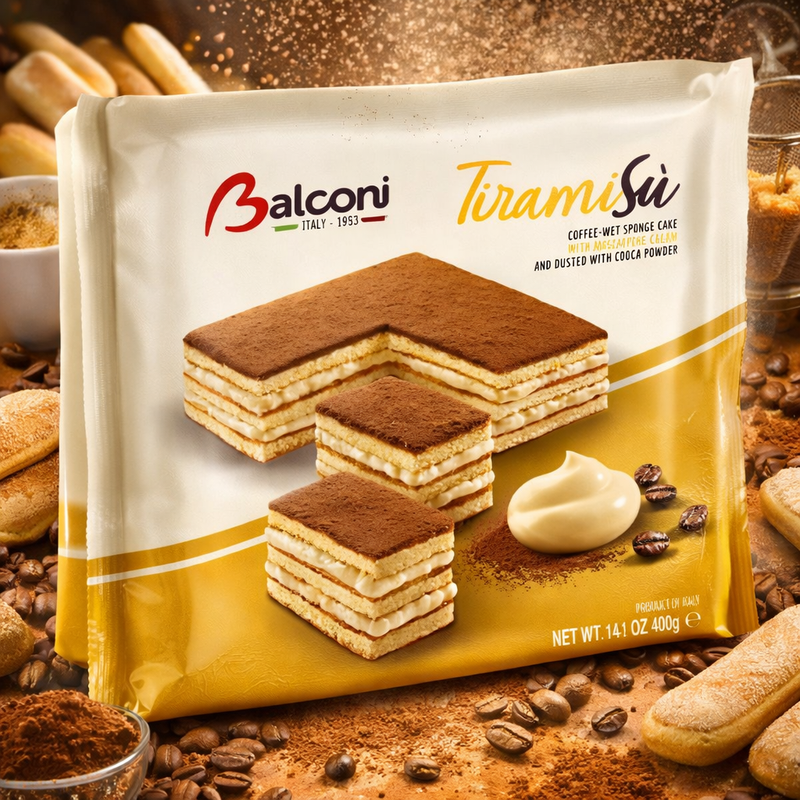 Balconi Tiramisu Sponge Cake 400 g