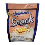 Manner Snack Minis Milk Hazelnut Wafers Crunchy 300 g | Hamilton Euromarket