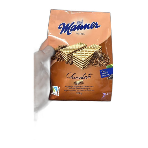 Manner Napolitanke Chocolate Wafer Biscuits 200g (7oz) | HE gallery 9000331627212 #2