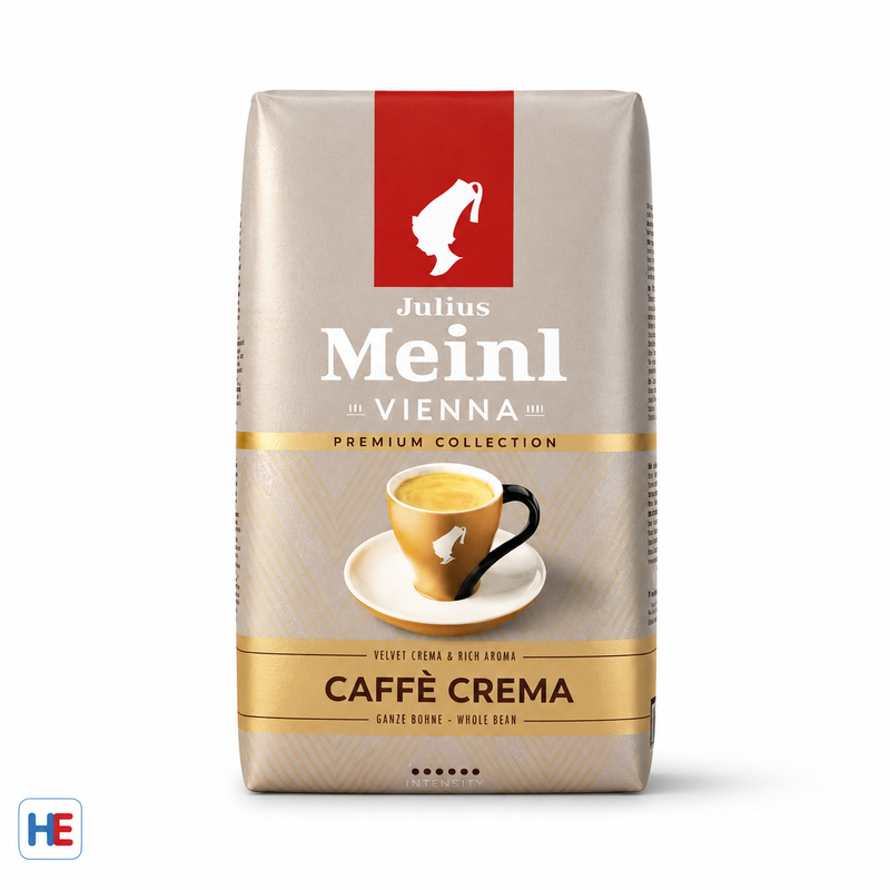 Julius Meinl Caffe Crema Whole Bean Coffee, Austrian Blend 1kg (2.2lb)