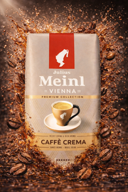 Julius Meinl Caffe Crema Whole Bean Coffee, Austrian Blend 1kg (2.2lb)