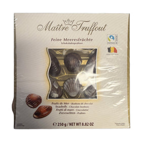 Maître Truffout Seafood-Shaped Chocolate Pralines 250g (8.8oz)