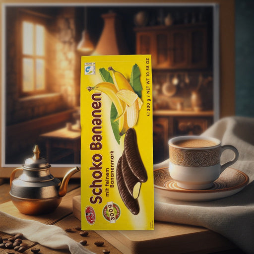 Sir Charles Schoko Bananen 300 g e — authentic snack from France | Hamilton Euromarket