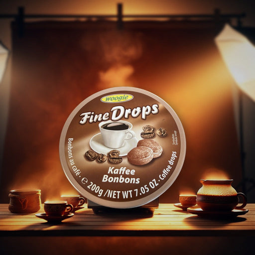 Woogie Coffee Fine Drops Bonbons 200 g — authentic snacks-sweets from Belgium | Hamilton Euromarket