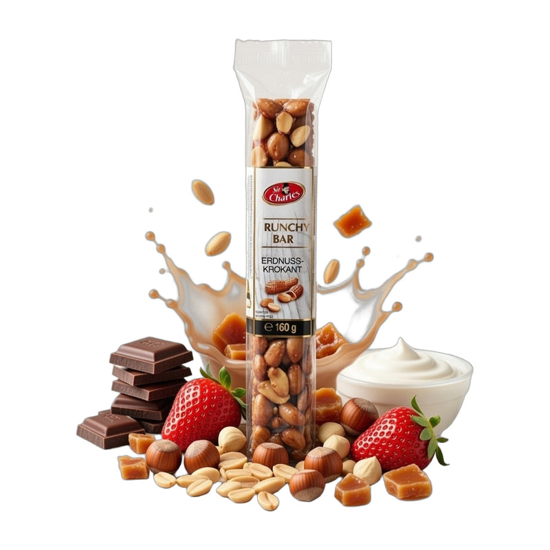 Sir Charles Crunchy Bar Peanuts in Caramel 100 g | Hamilton Euromarket