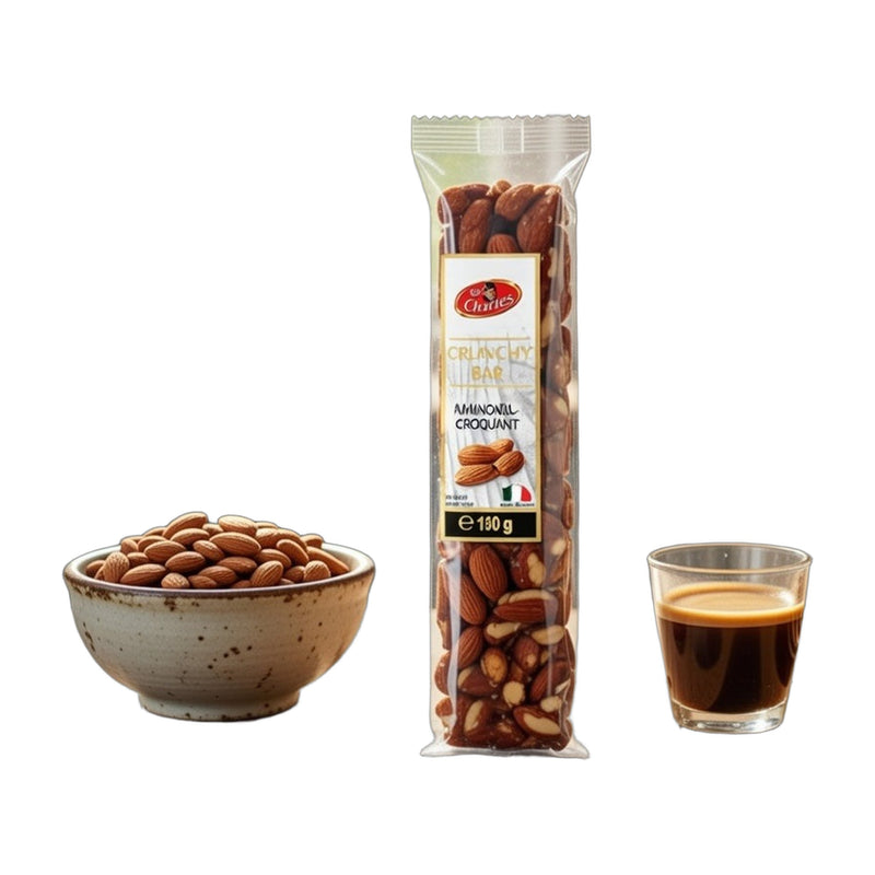 Sir Charles Crunchy Bar Caramelized Almond Croquant 100 g | Hamilton Euromarket