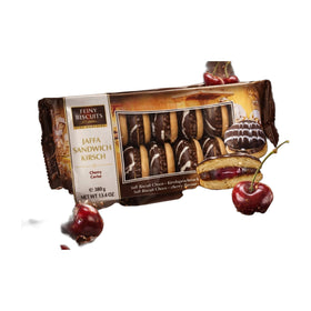 Feiny Biscuits Jaffa Sandwich Cookies Chocolate Cream & Cherry 380g (13.4oz)