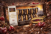 Feiny Biscuits Jaffa Sandwich Cookies Chocolate Cream & Cherry 380 g — authentic snack from Austria | Hamilton Euromarket
