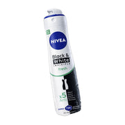 Nivea Black & White Invisible Fresh Antiperspirant Deodorant Spray Women XL 200 ml (48h) | Hamilton Euromarket
