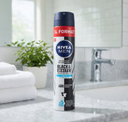 Nivea Men Black & White Invisible Fresh Anti-Perspirant Spray 200 ml — authentic home care from Germany | Hamilton Euromarket