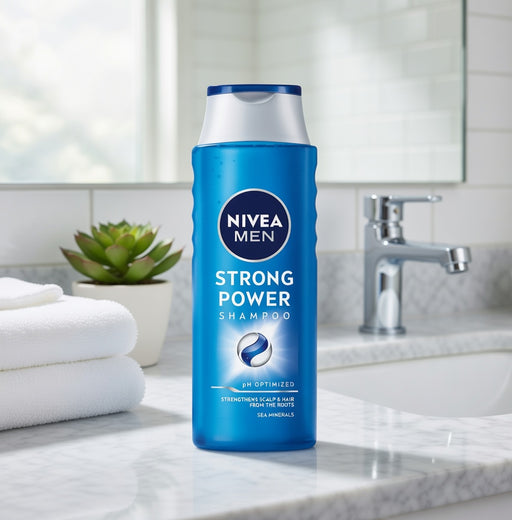Nivea MEN Strong Power Shampoo 400 g — authentic home care from Germany | Hamilton Euromarket