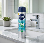 Nivea MEN Cool Kick Fresh Anti-Perspirant Spray 150 ml — authentic home care from Germany | Hamilton Euromarket