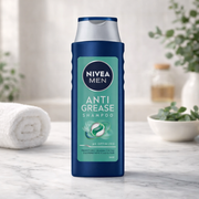 NIVEA MEN Anti Grease Shampoo with Sage for Oily Hair 400 ml — authentic home care from Germany | Hamilton Euromarket