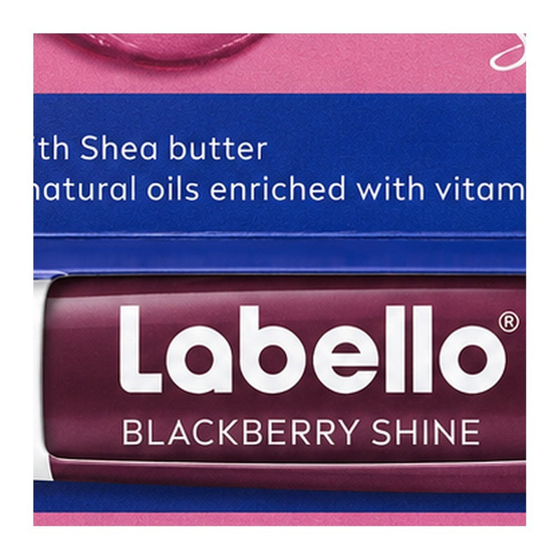 Labello Blackberry Shine Tinted Lip Balm, German 4.8g (0.17oz) | HE gallery 9005800363059 #3