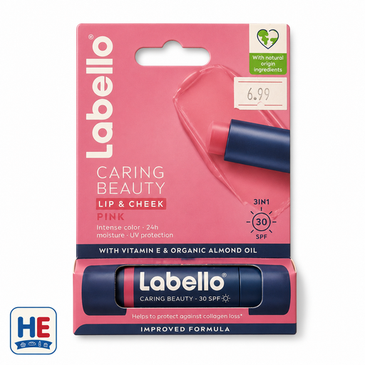 Labello Caring Beauty Lip & Cheek Pink Balm 5g (0.2oz)