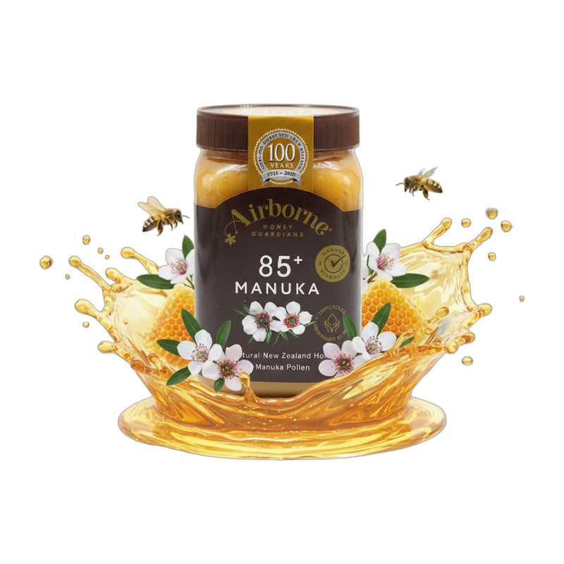 Airborne Manuka Honey 85+ Raw Monofloral 500 g | Hamilton Euromarket