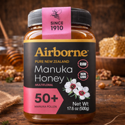 Airborne Manuka Honey Multifloral 50+ 500 g — authentic pantry from New Zealand | Hamilton Euromarket
