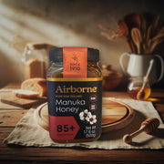 Airborne Pure New Zealand Raw Manuka Honey 85+ Manuka Pollen 17.6 Oz. (500g) — authentic pantry from New Zealand | Hamilton E