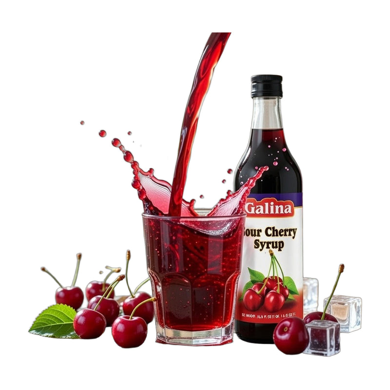 Galina Sour Cherry Syrup () 1000 g | Hamilton Euromarket