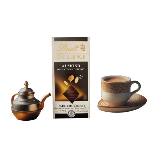 Lindt Excellence Dark Chocolate Almond With A Touch Of Honey 100 g | Hamilton Euromarket