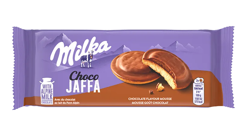 Milka Choco Jaffa Chocolate Flavor Topped Biscuit 128g (4.5oz)