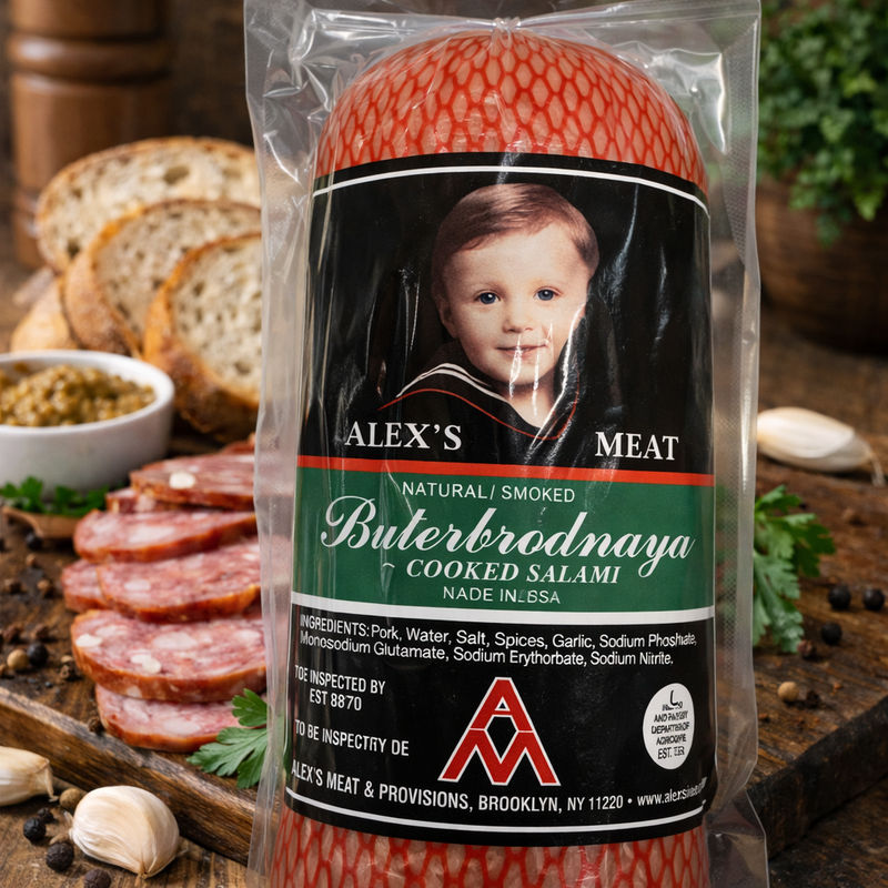 Alex'S Meat Alex’s Meat Buterbrodnaya Cooked Salami (Variable Weight)