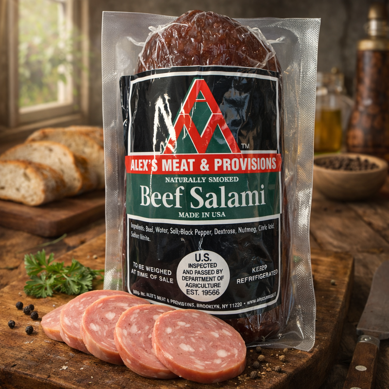 Alex'S Meat & Provisions Beef Salami (Variable Weight)
