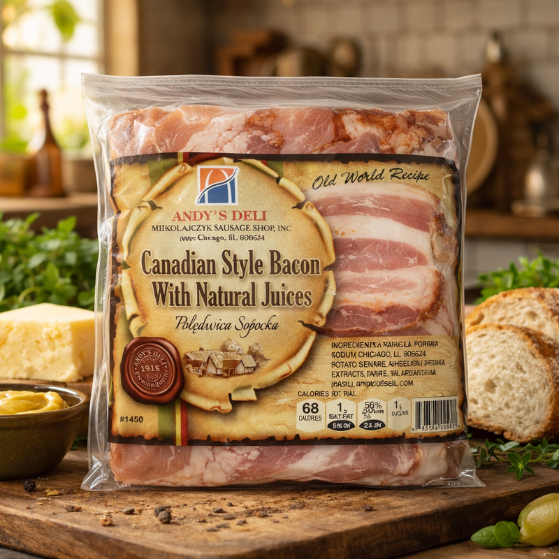 Andy'S Deli Canadian Style Bacon Polędwica Sopocka 454 g