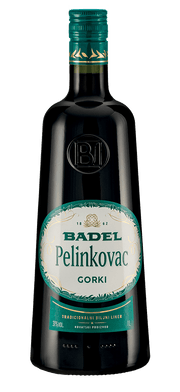 Badel Pelinkovac Gorki — Croatian herbal liqueur — 1L bottle packshot