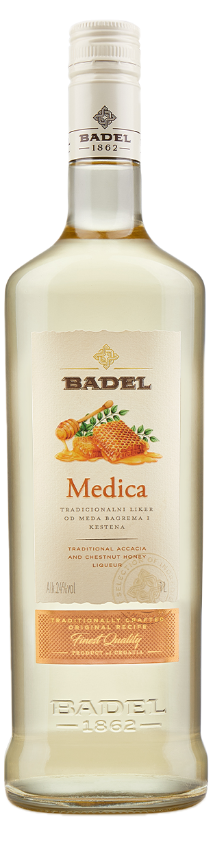 Badel Medica Honey Liqueur, Croatian Rakija 1L (33.8fl oz)
