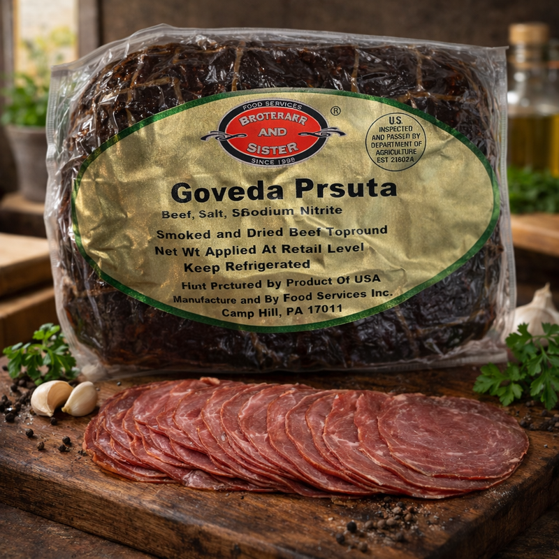 Brother And Sister Goveda Pršuta Dried & Smoked Beef Variable Weight (Meat Spread)