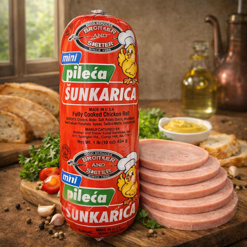 Brother & Sister Mini Pileća Šunkarica Fully Cooked Chicken Roll (Ham) 454 g