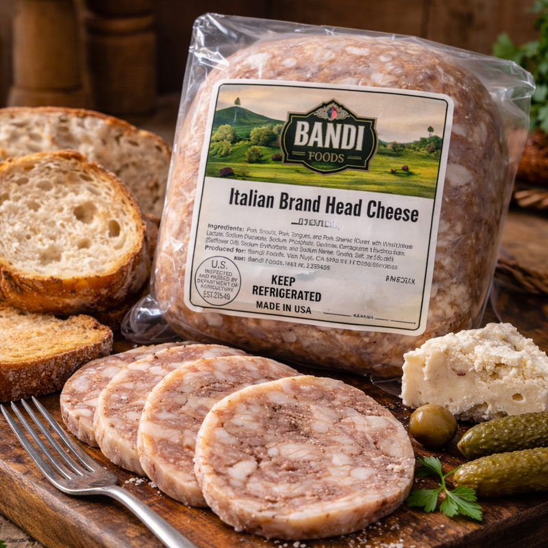 Bandi Foods Italian Brand HeadCheese (Zelc) – Deli Cut