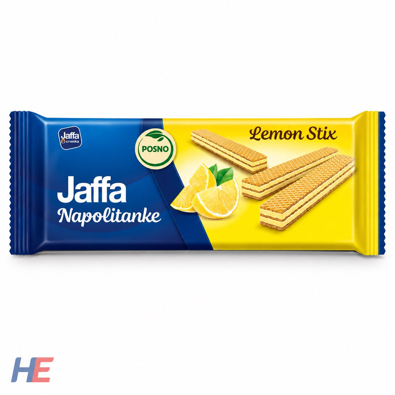 Jaffa Napolitanke Lemon Stix Lemon Cream Wafers 160g (5.6oz)