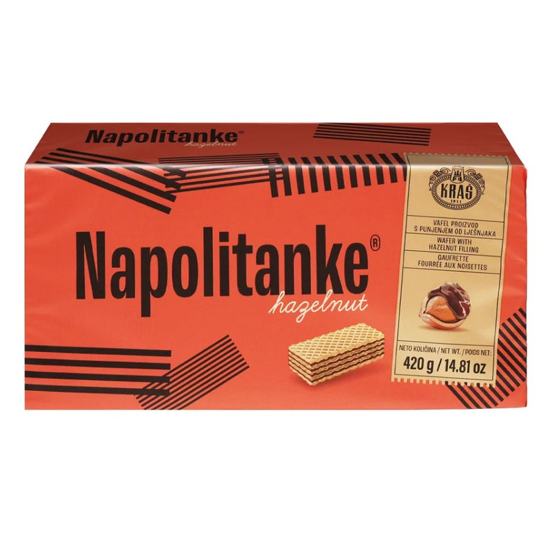 Kraš Napolitanke Hazelnut Cream Wafers 420g (14.8oz)