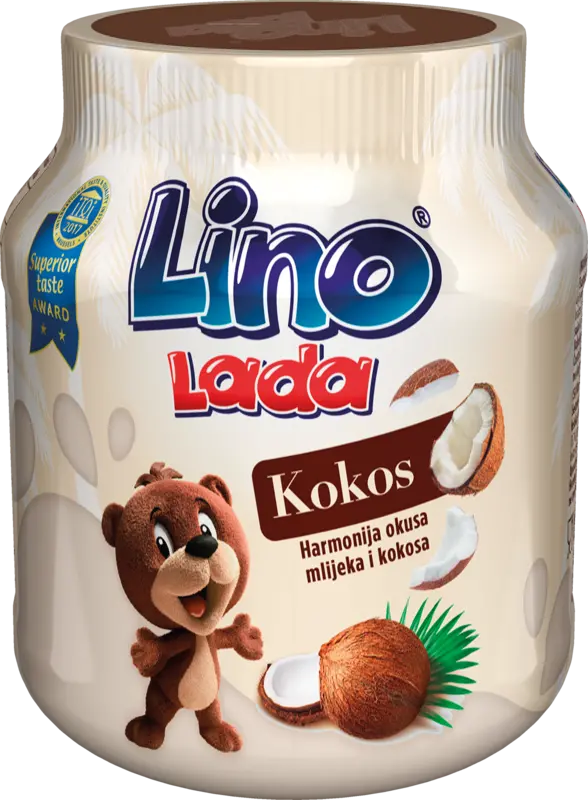 Podravka Lino Lada Coconut Hazelnut Spread 350g — OEM packshot