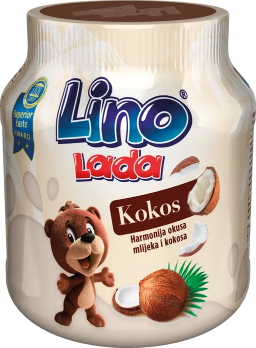 Podravka Lino Lada Coconut Hazelnut Spread 350g — OEM packshot