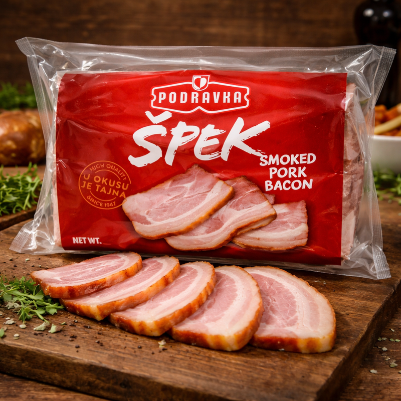 Podravka Špek Smoked Pork Bacon