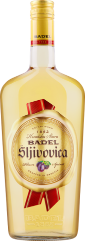 Badel Šljivovica Plum Brandy, Croatian Rakija 1L (33.8fl oz)