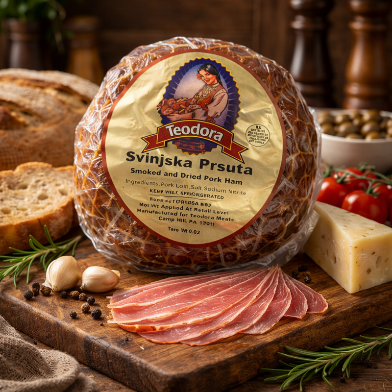 Teodora Svinjska Pršuta Smoked and Dried Pork Ham