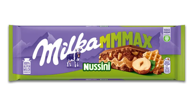 Milka MMMax Nussini Milk Chocolate Bar 270g (9.5oz)