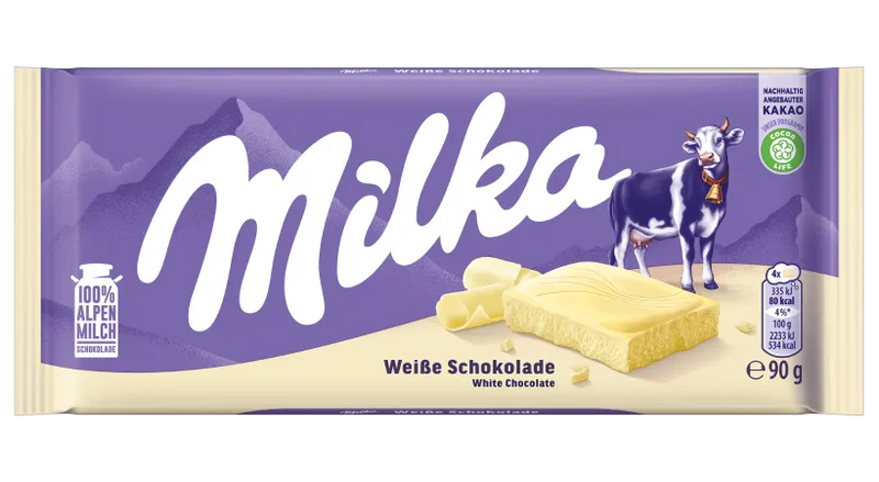 Milka Milk & White Chocolate Confection 90g (3.2oz)
