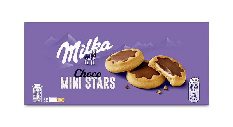 Milka Choco Mini Stars Biscuits 150g (5.3oz)