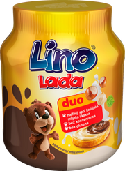 Podravka Lino Lada Duo Hazelnut & Cocoa Spread 350g — OEM packshot