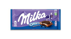 Milka Oreo Sandwich Milk Chocolate Bar 92g (3.2oz)