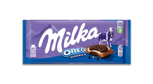 Milka Oreo Sandwich Milk Chocolate Bar 92g (3.2oz)
