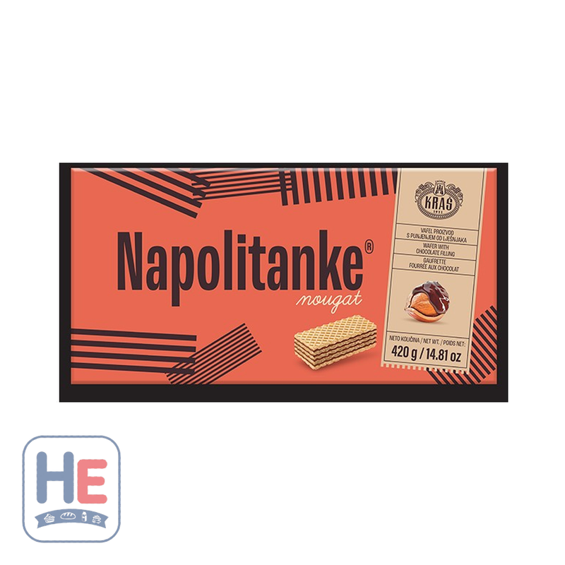 Kras Napolitanke Hazelnut Wafers 420g (14.81 oz) | HE hero 3850102326167