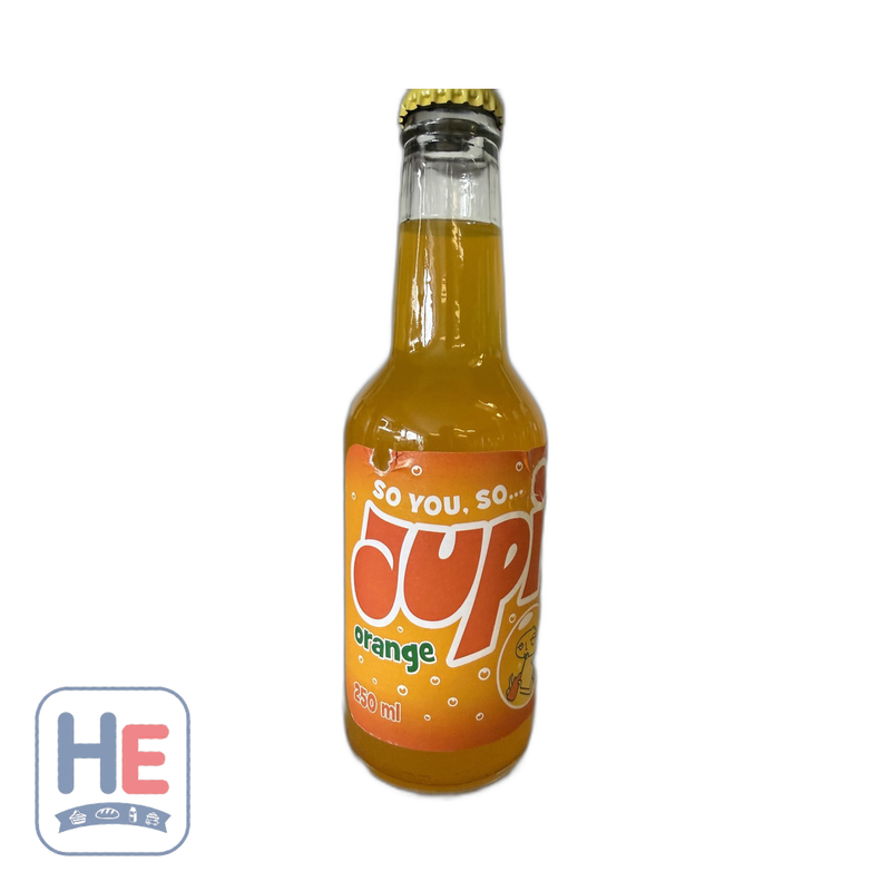 Cupi Orange Soft Drink 250ml (8.45 fl oz) | HE hero 3877000209026