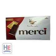 Merci Fine Marzipan Chocolate Bars 112g (4oz) | HE hero 4014400916744