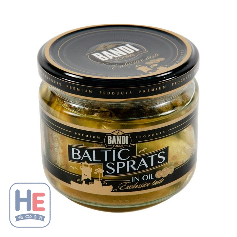 Bandi Foods Smoked Baltic Sprats in Oil 250g (8.8oz) | HE hero 710228339232